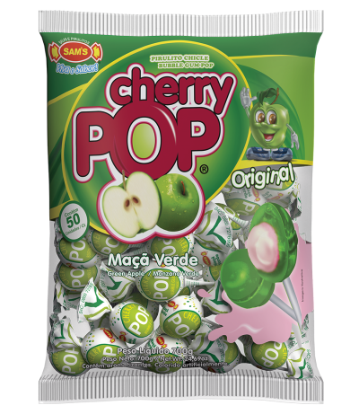Cherry Pop Maçã Verde - 