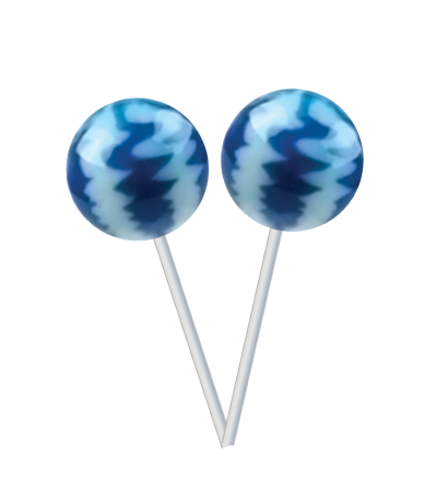 Pirulito Original Gourmet Lollipop (31g) – Mirtilos com Creme - 