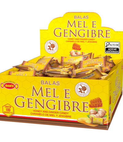 Bala Mel & Gengibre – Display Caixeta - 
