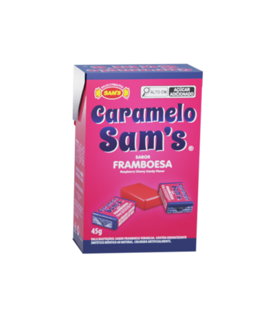 Caramelo Framboesa – Caixeta Display - 