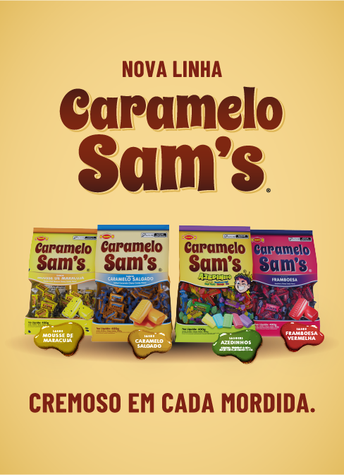 Linha Caramelos Sam's