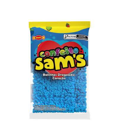 Confeito Sam’s Azul Claro (Framboesa) - 