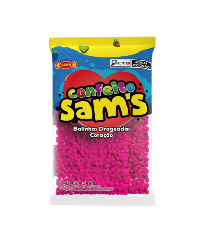 Confeito Sam’s Rosa (Morango) - 