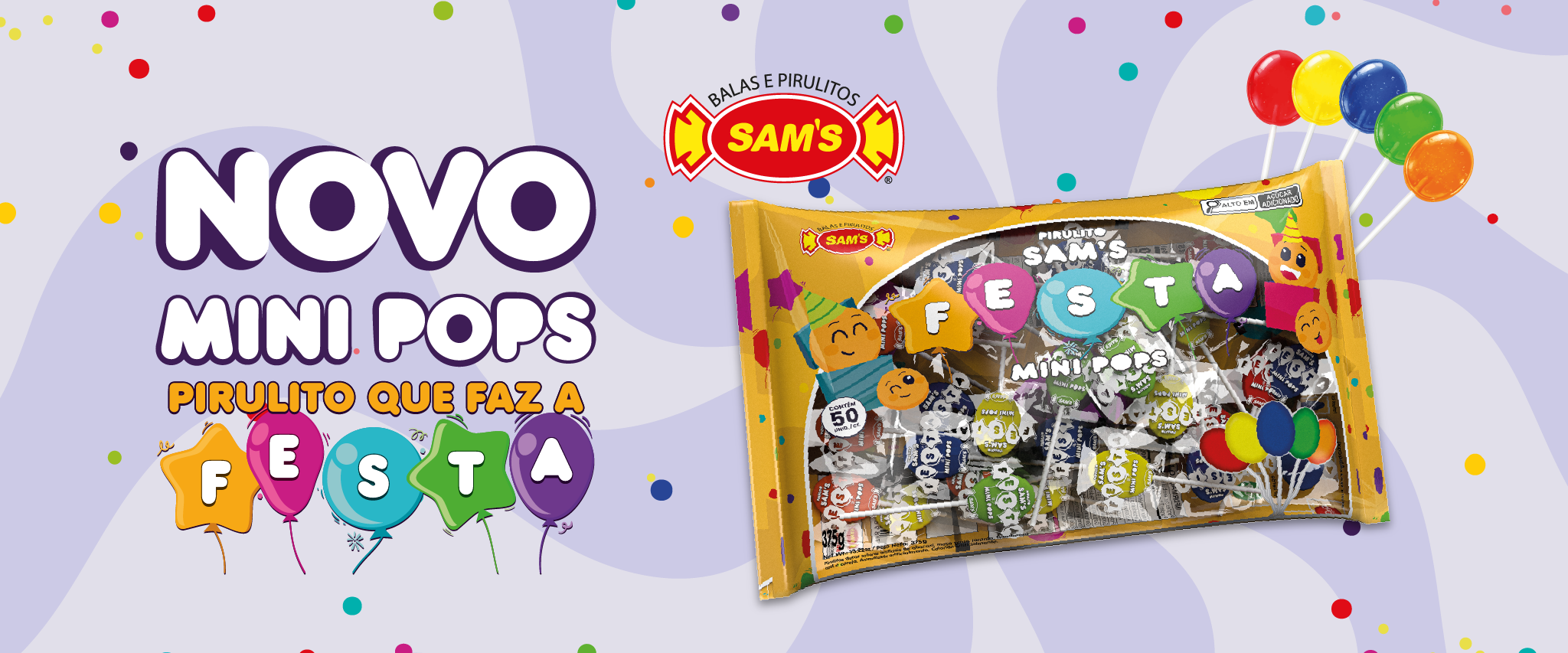 Sam’s Festa Mini Pops – (50 und)