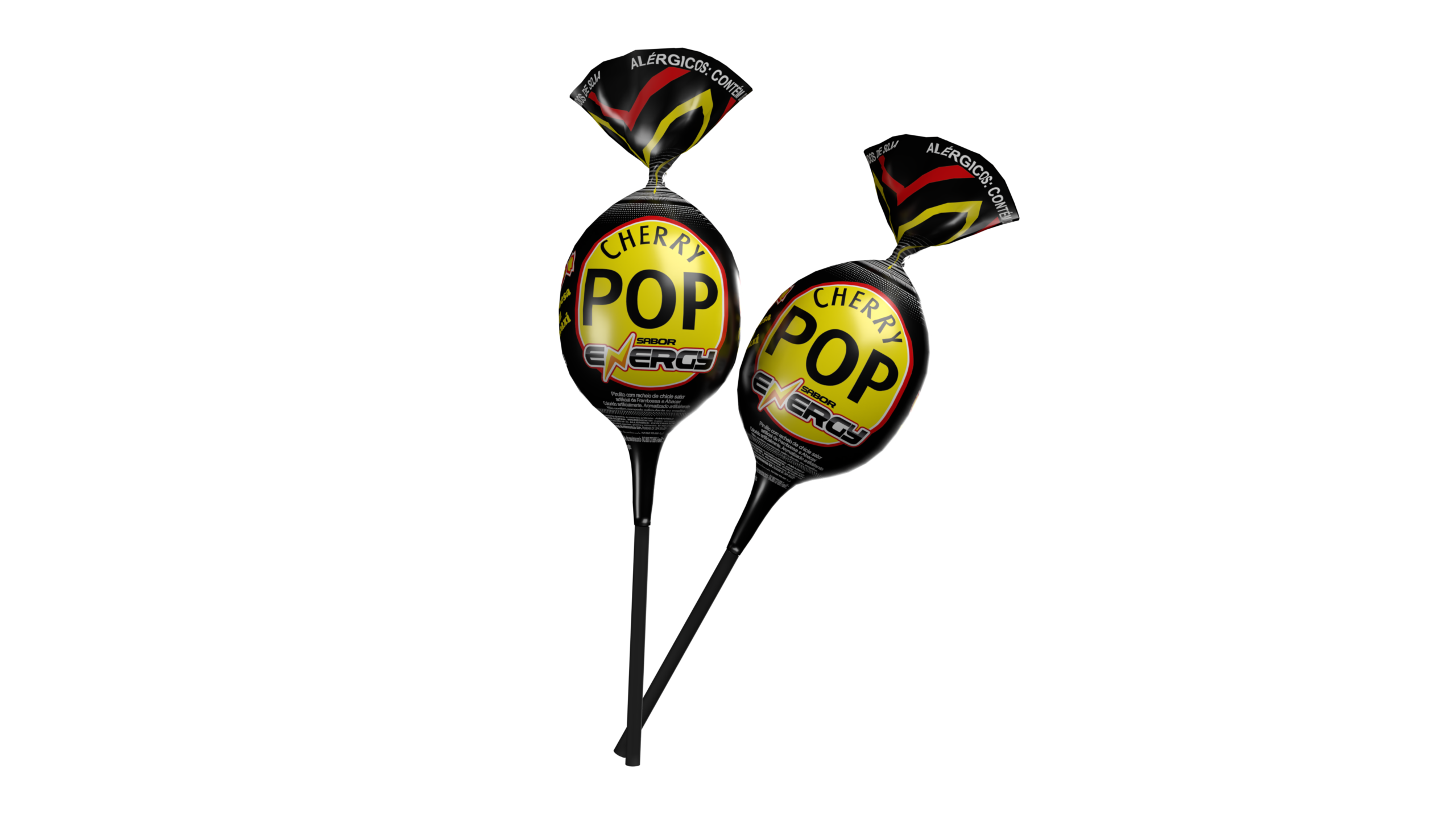 Pirulito Cherry Pop Energy