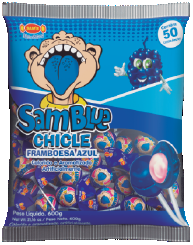 Samblue Chicle Framboesa Azul