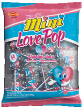 Mini Love Pop Algodão Doce