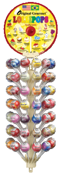 Kit Expositor Original Gourmet Lollipops (45 Cm)