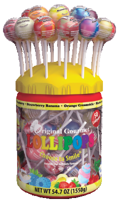 Expositor De Balcão Original Gourmet Lollipops