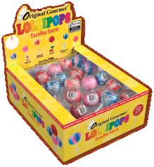 Caixa Expositora Original Gourmet Lollipops