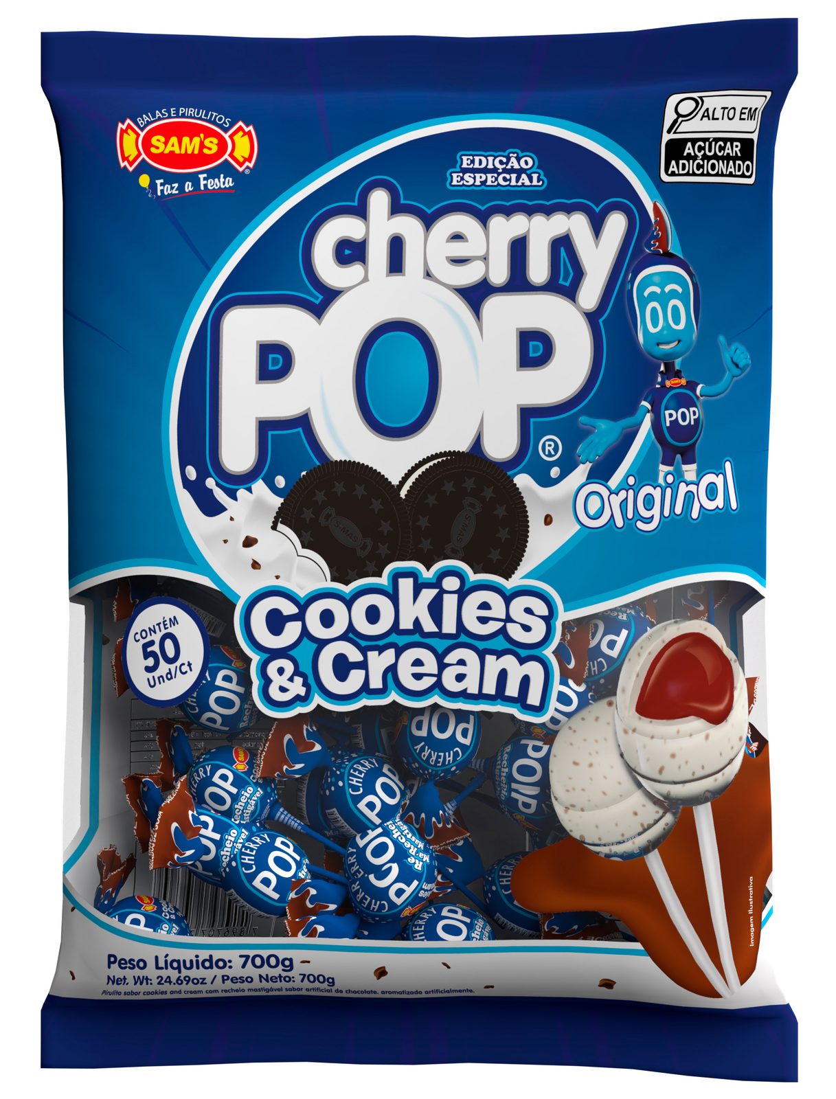 Cherry Pop Cookies & Cream