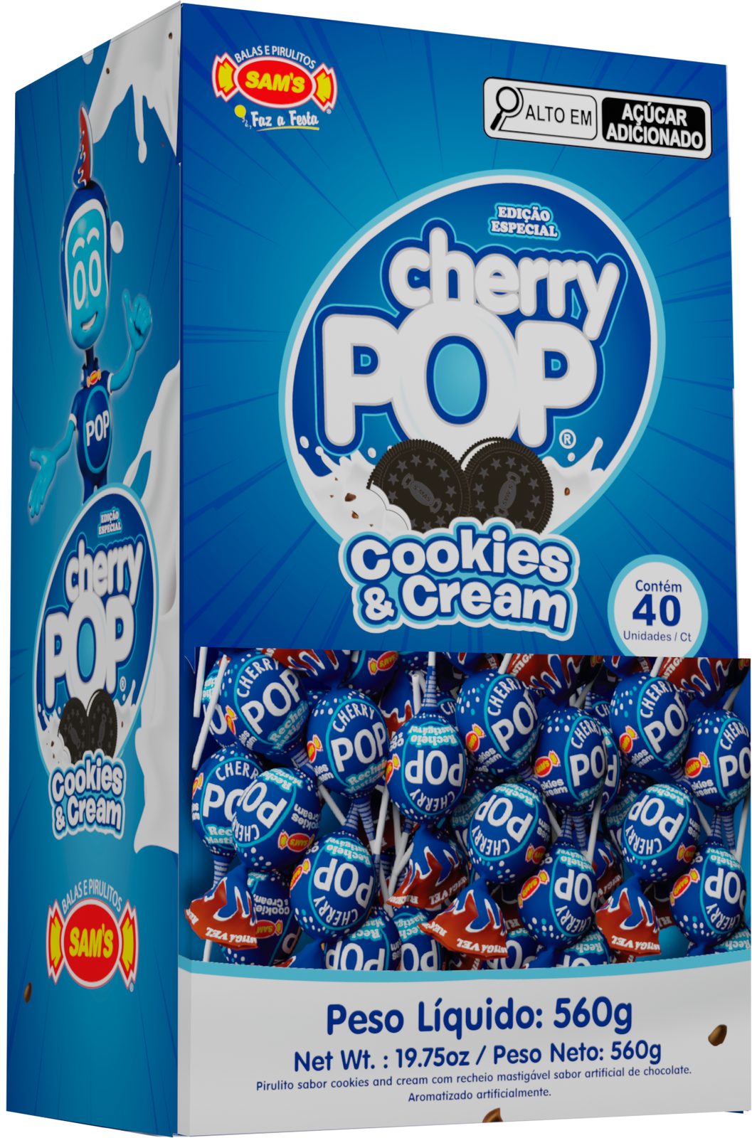 Caixa Display Cp Cookies & Cream
