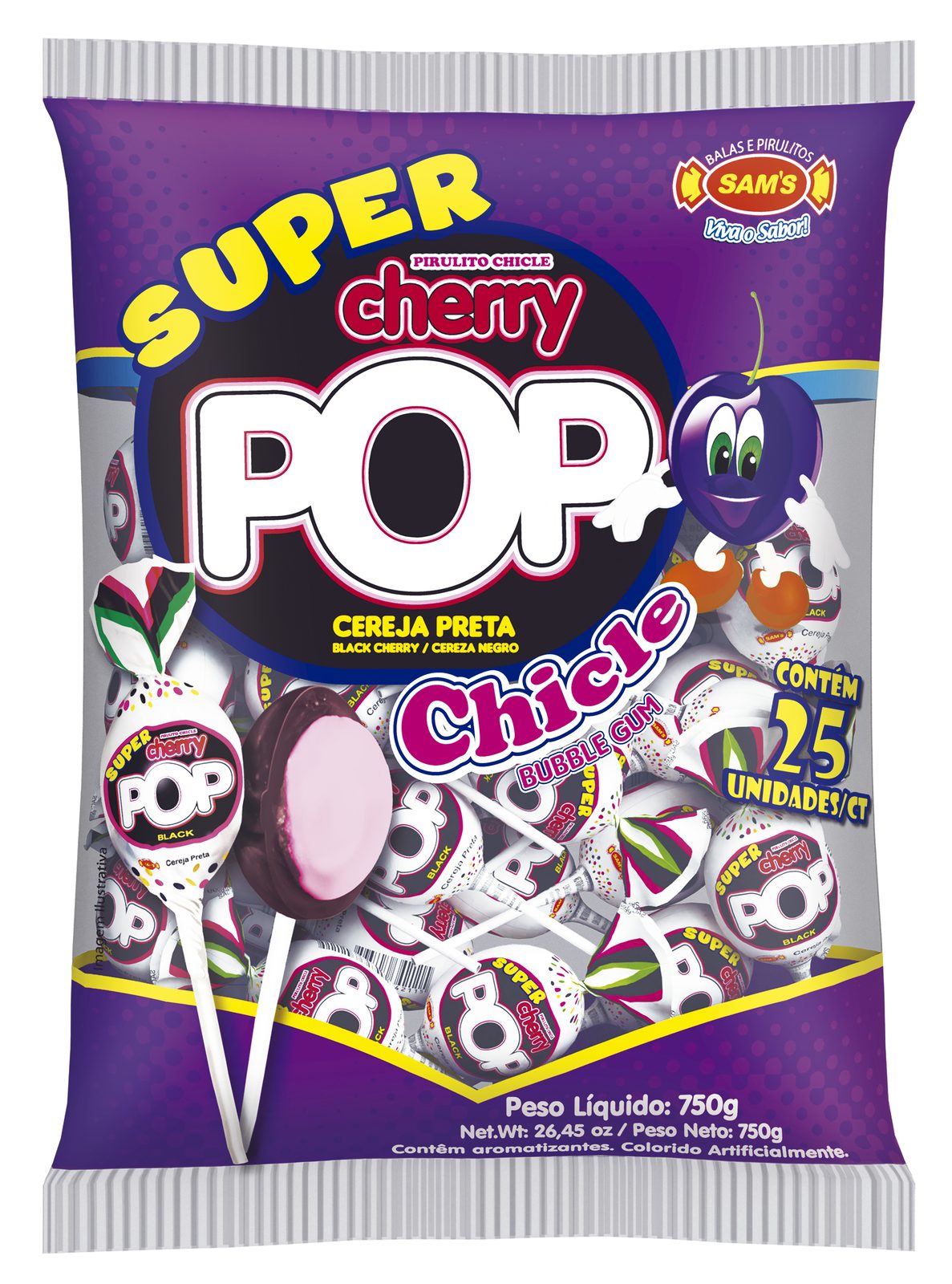 Super Cherry Pop Black