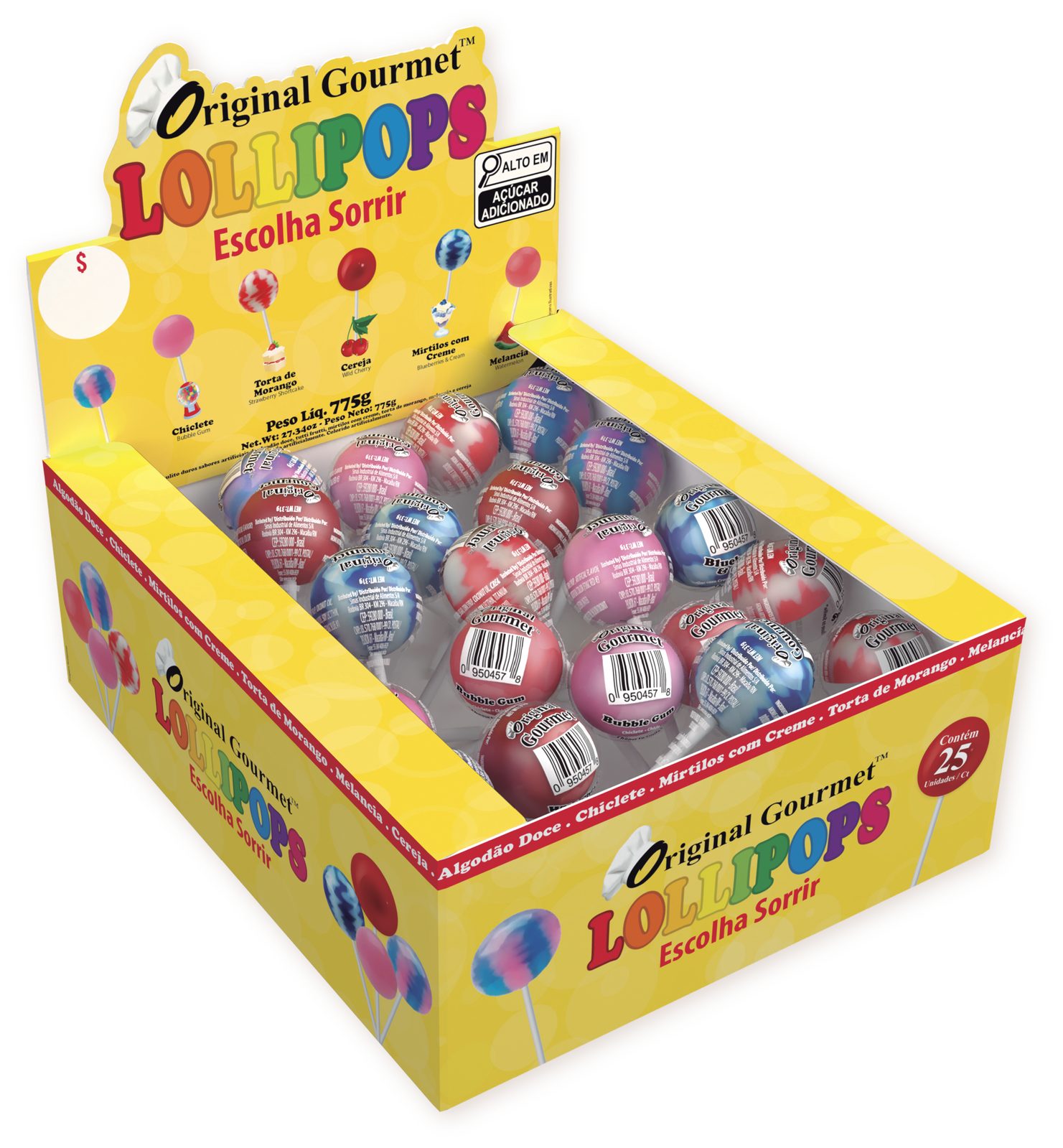 Kit Expositor Original Gourmet Lollipops (79 Cm)