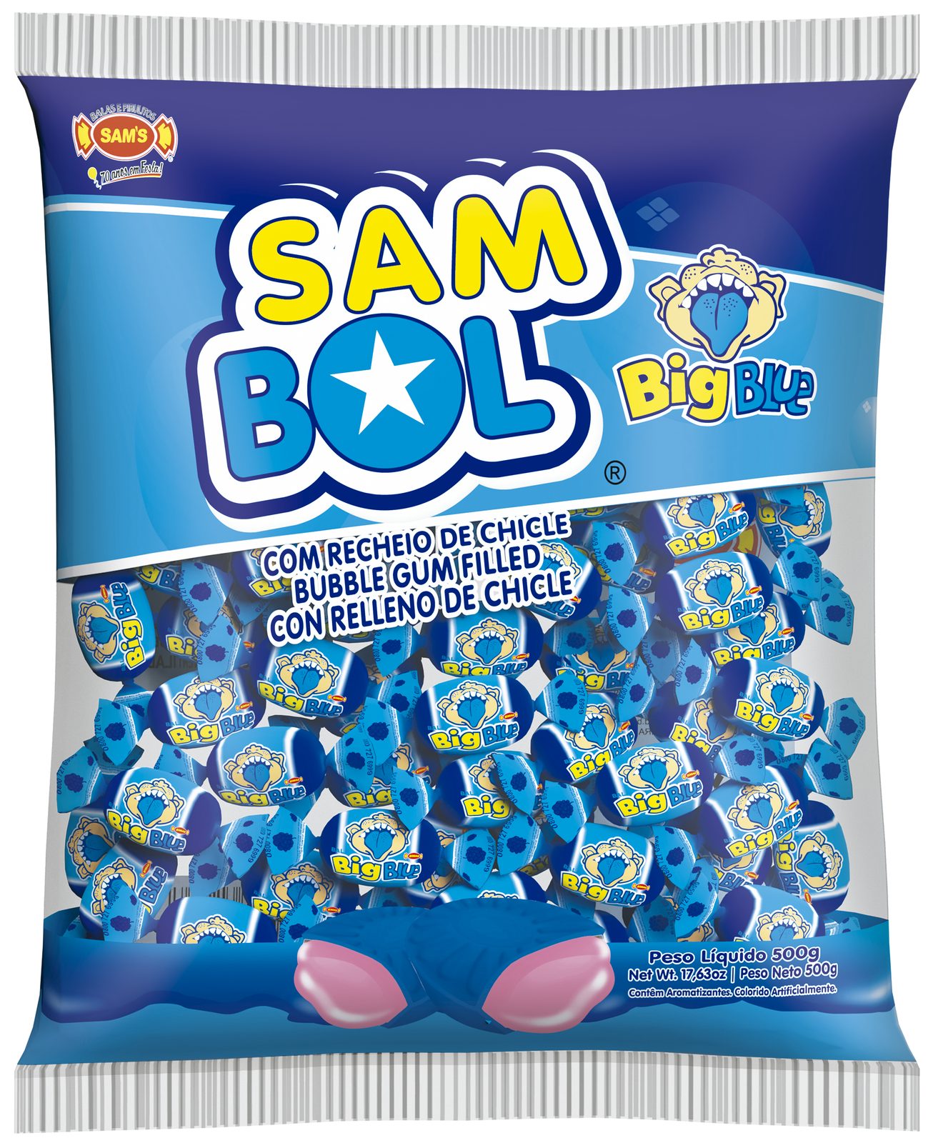 Sambol Big Blue Framboesa Azul