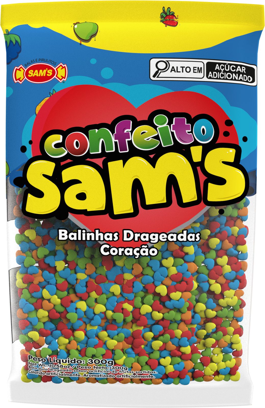 Confeito Sam’s Frutas Sortido