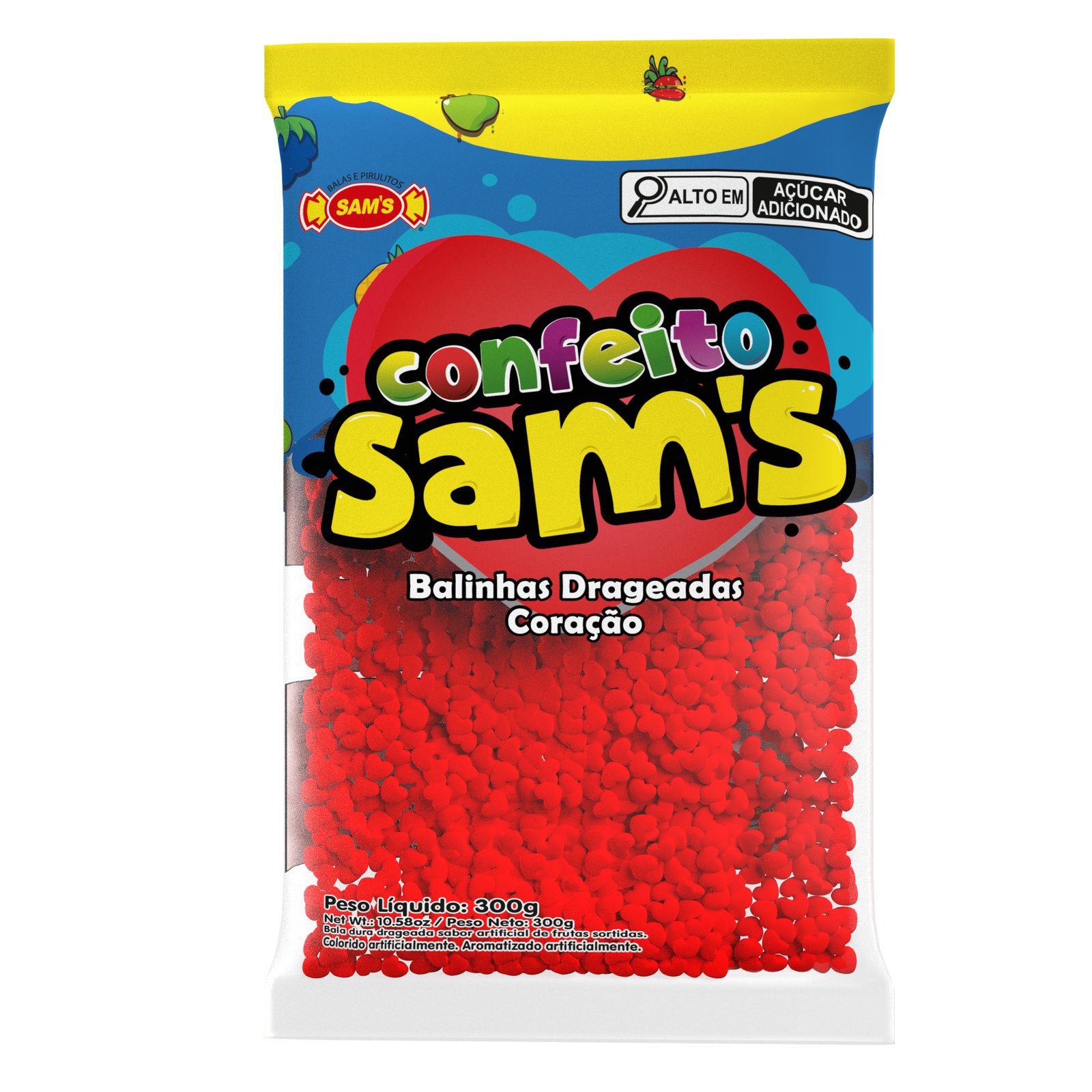 Confeito Sam’s Vermelho