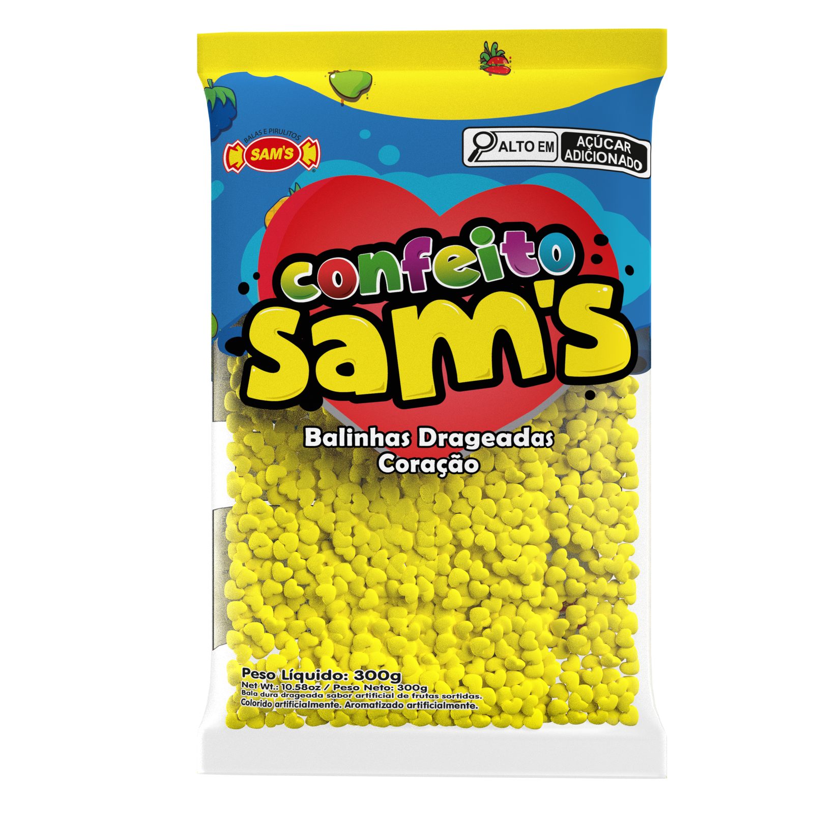 Confeito Sam’s Amarelo