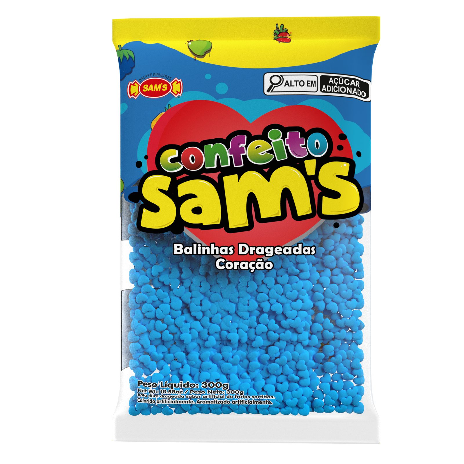 Confeito Sam’s Azul Claro
