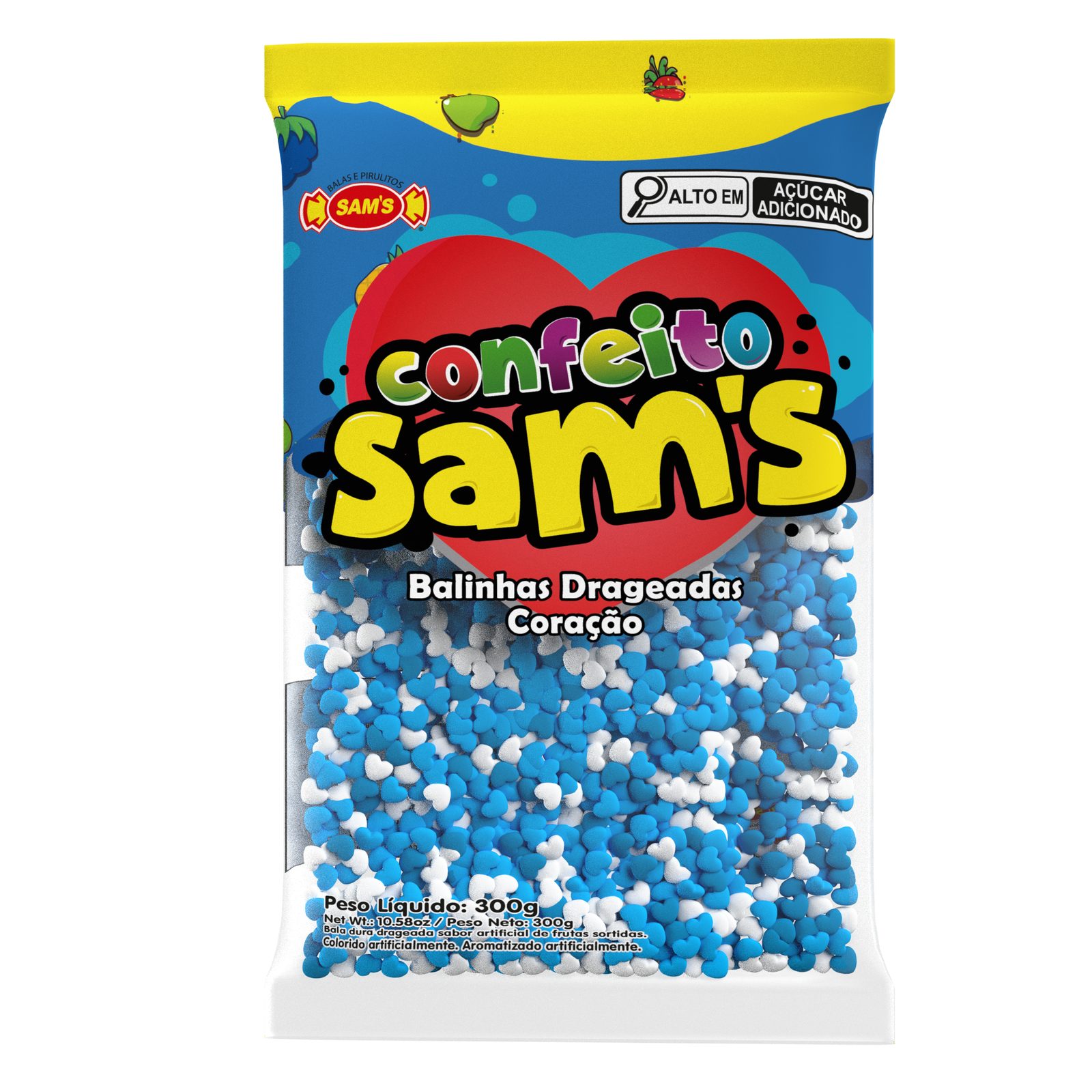 Confeito Sam’s Azul Colorido
